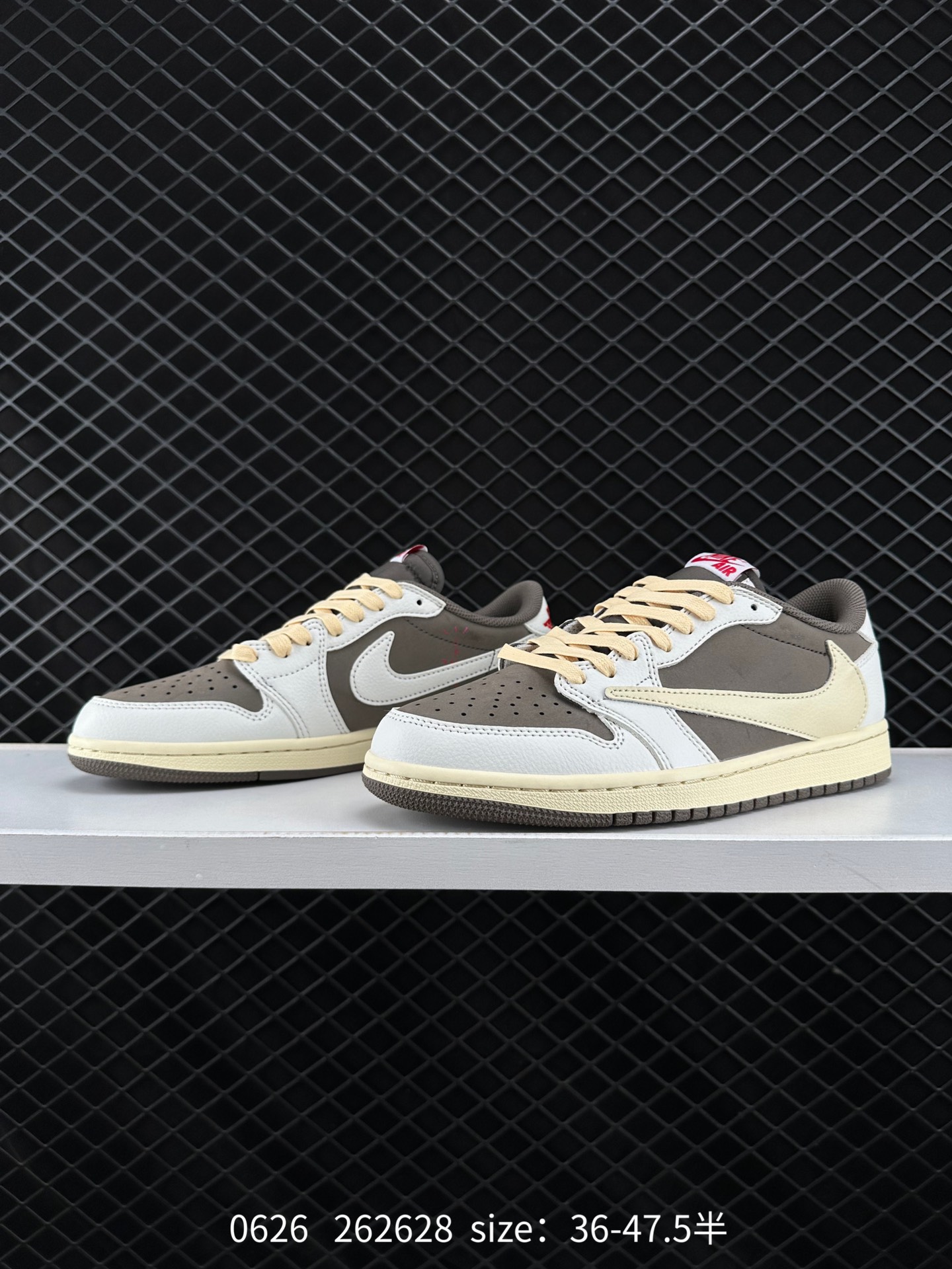 Fragment Design x Travis Scott x Nike Air Jordan 1 Low OG SP”Military Blue”